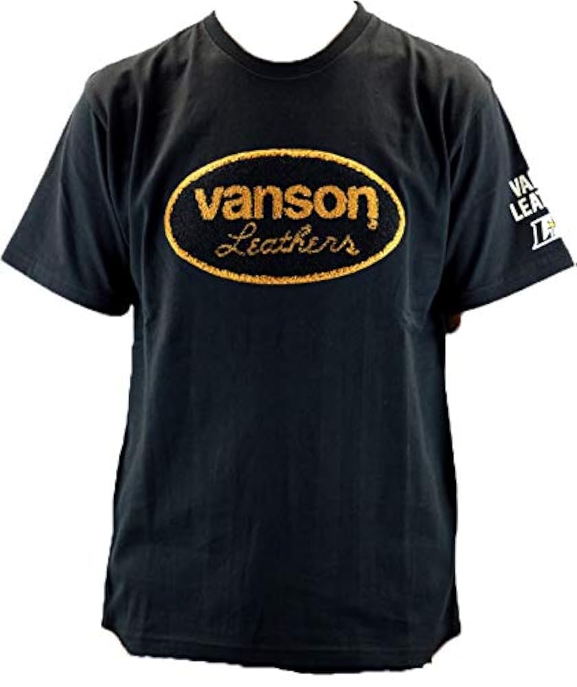 Amazon | VANSON バンソン アイコン サガラ刺繍 ボーダー 半袖 T